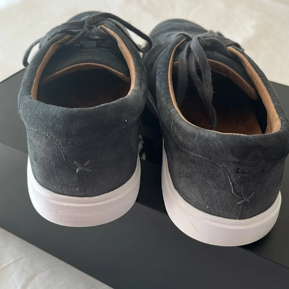 TravisMathew Cuater Phenom Suede Blue Gray Casual Shoes Sneakers Men’s 8
